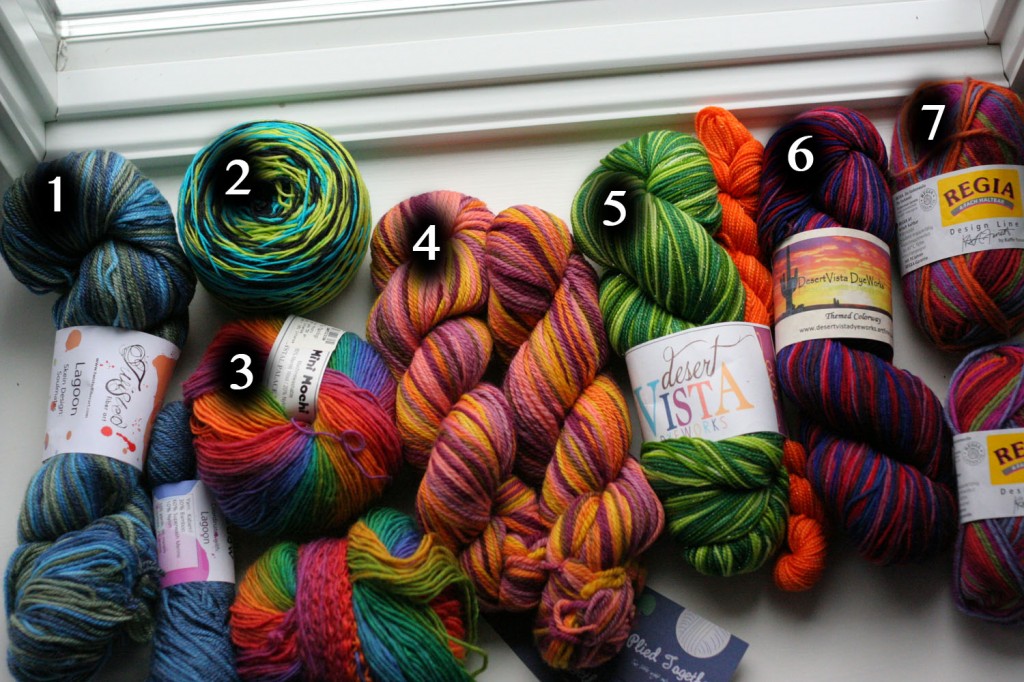 mystery kal sock yarn